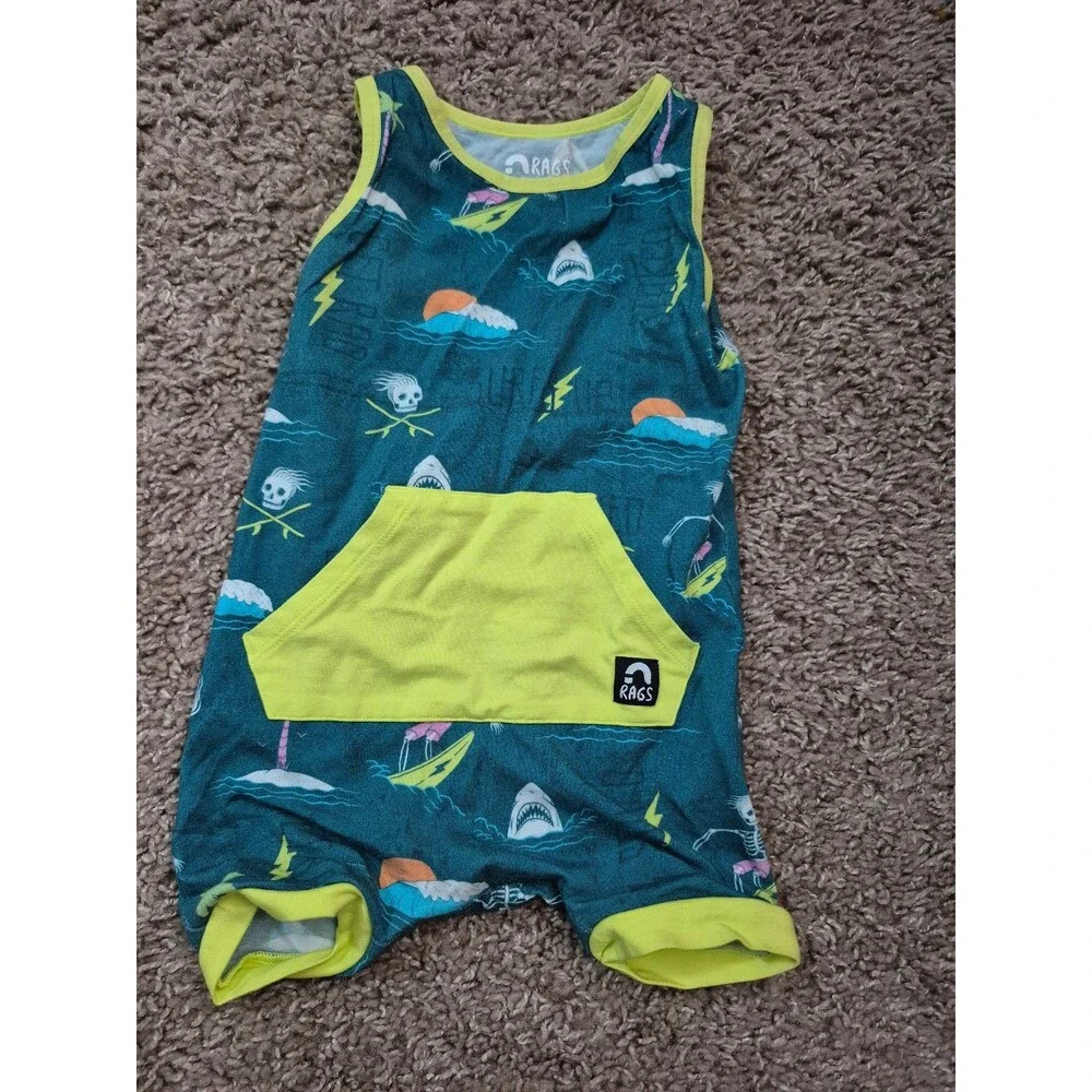 Rags baby romper size 6-12M